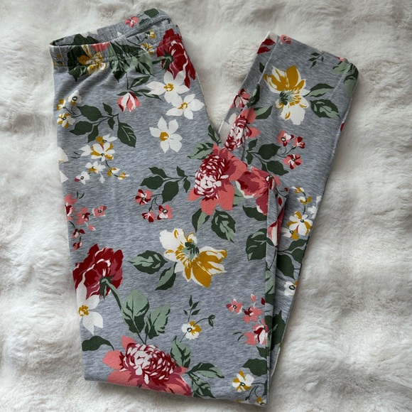 Old Navy Mid-Rise Floral Jersey Leggings- M - Picture 6 of 8